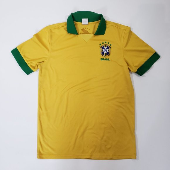 Vintage Brazil Jersey 70's medium size CBF - Picture 1 of 8